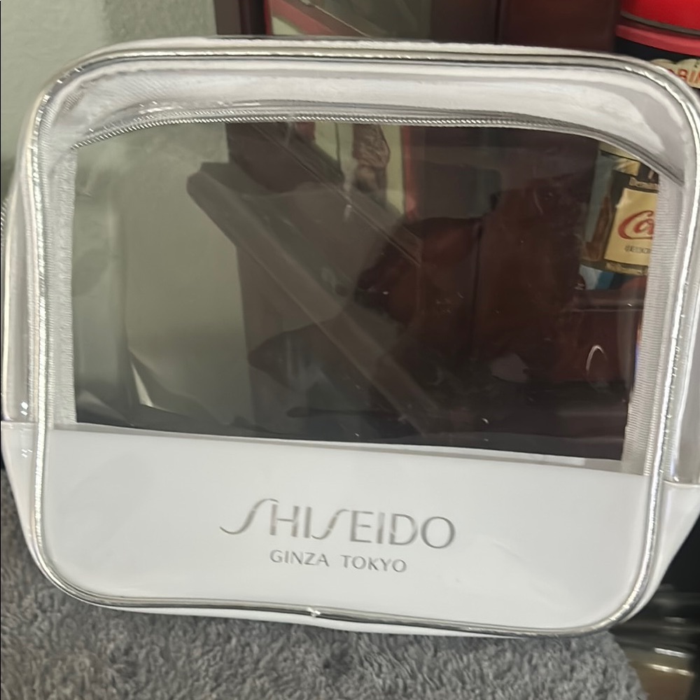 Shiseido Clear Cosmetic Bag